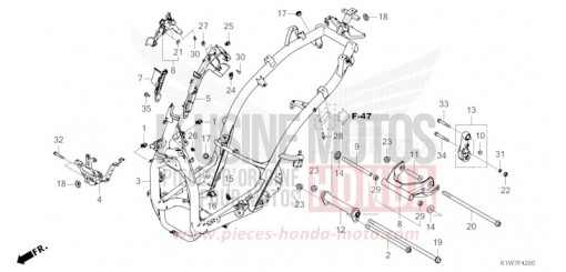 FRAME BODY SH350AP de 2023